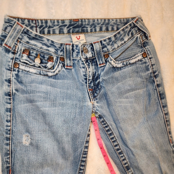True Religion 28 Joey Jeans Distressed - Picture 4 of 9